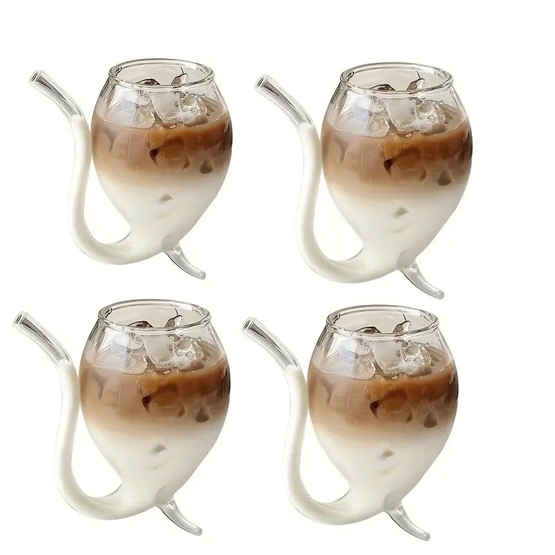 lot Verre avec Paille Intégrée